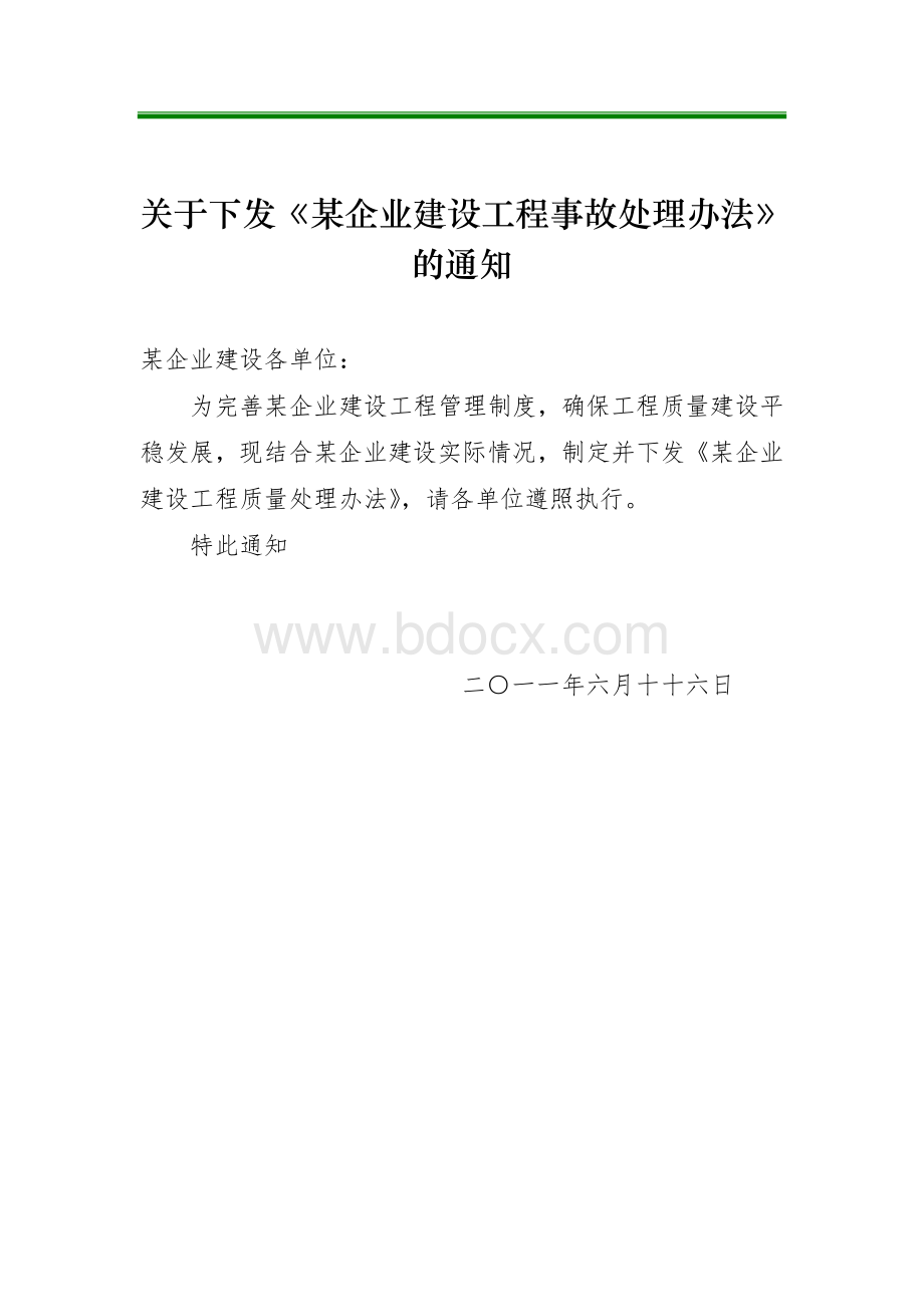 大型工程质量事故处理办法Word文件下载.doc