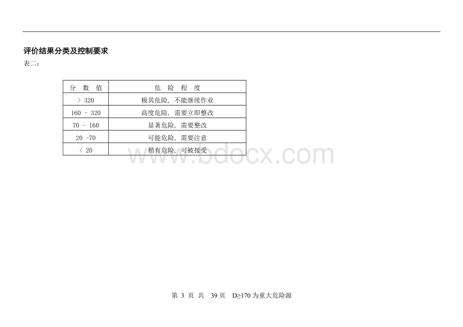 建筑施工危险源识别、评价汇总表1Word文档格式.doc_第3页