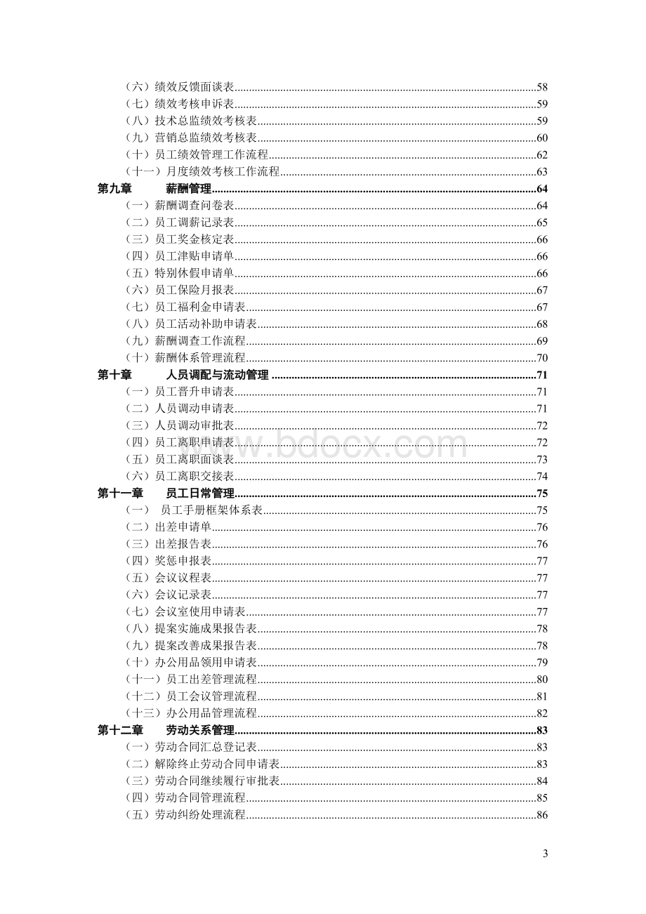 人力资源内容大全及各种表格Word格式.doc_第3页