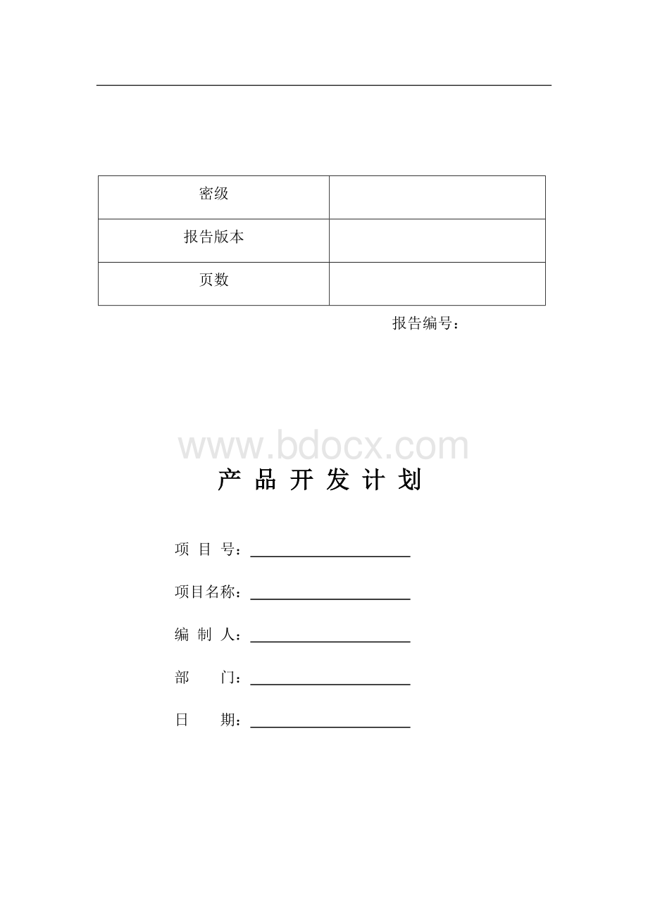 产品开发计划书文档格式.docx_第1页