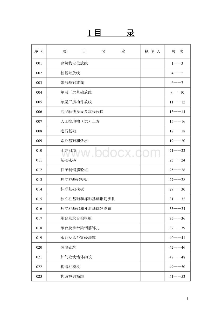 施工技术交底大全(个人收集后整理-基本全了)Word格式文档下载.doc