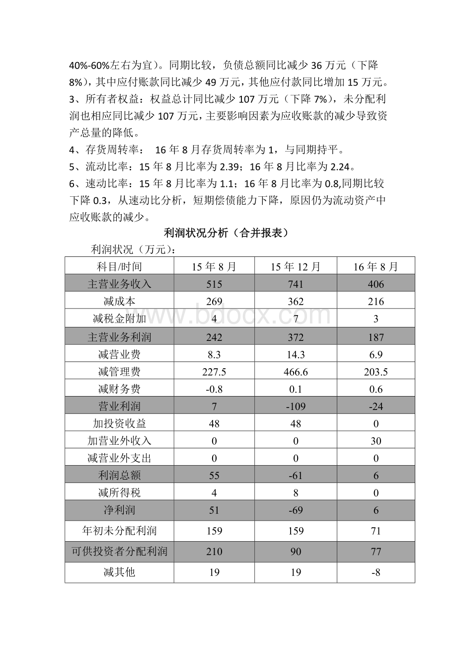 资产负债表与利润表数据分析Word文件下载.doc_第2页