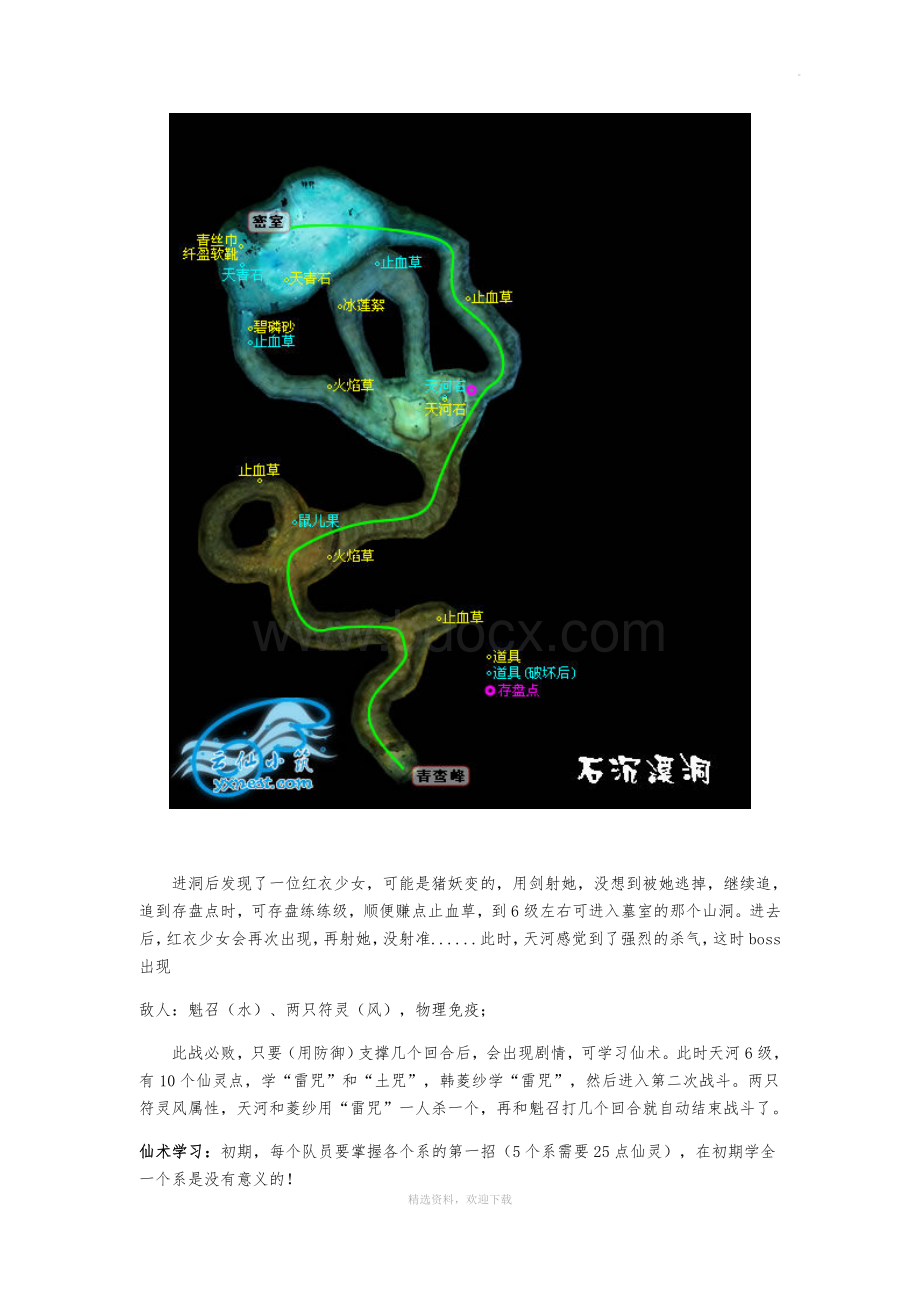 仙剑奇侠传四图文h和装备攻略Word文档格式.doc_第3页