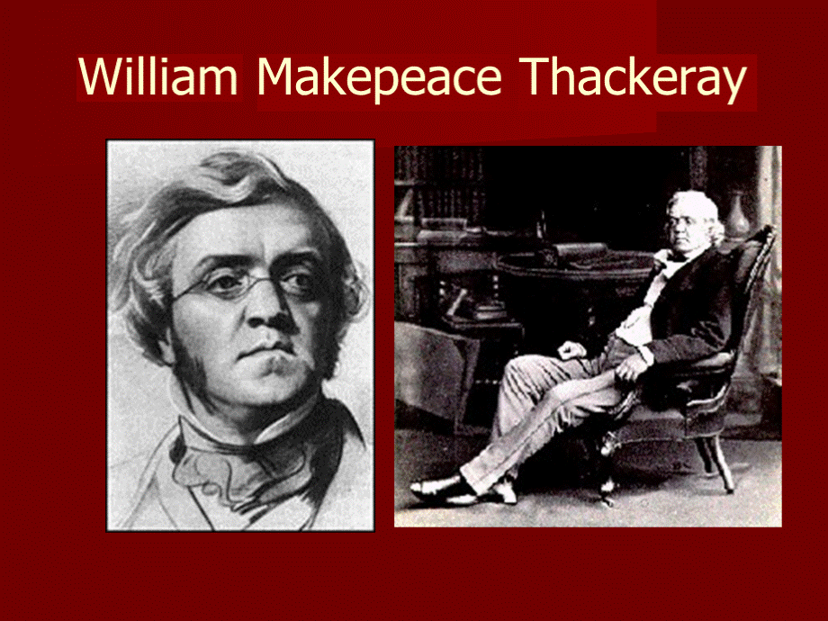 William Makepeace Thackeray萨克雷PPT格式课件下载.pptx_第2页