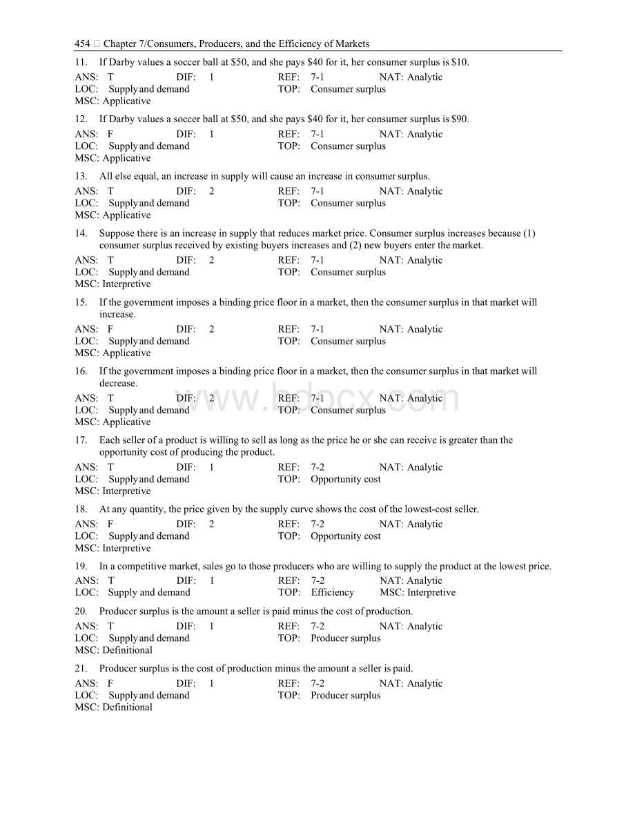 曼昆《经济学原理》（微观）第五版测试题库.docx_第2页