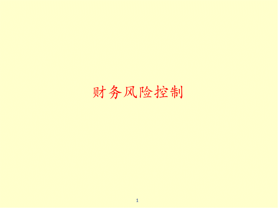 企业财务风险控制.pptx