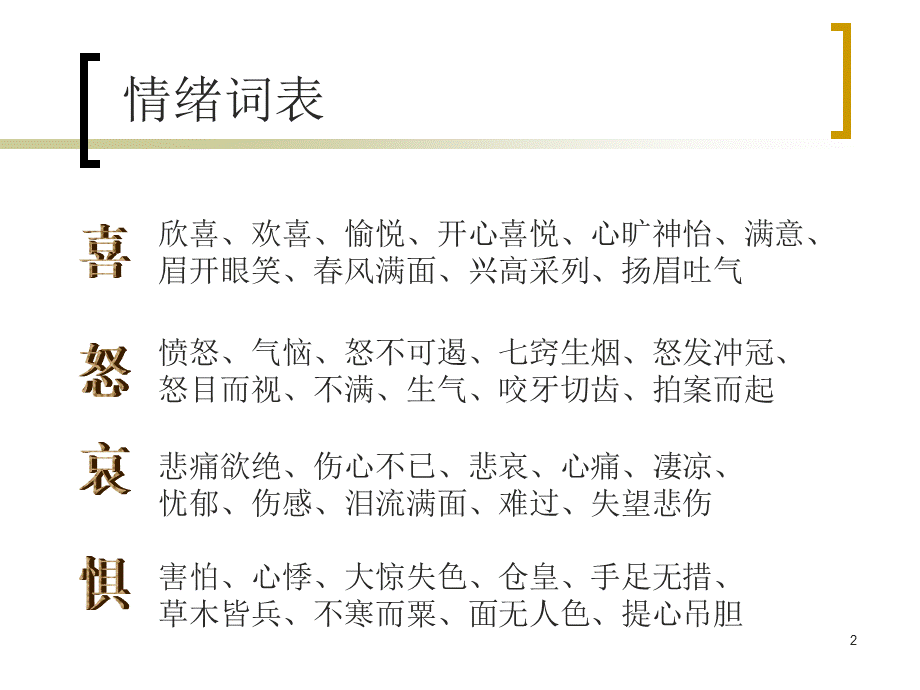 四种基本情绪PPT课件下载推荐.ppt_第2页