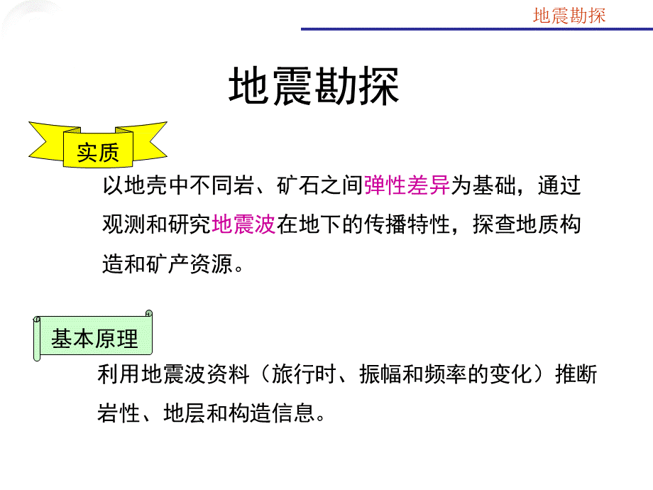 工程物探第一章地震勘探.pptx_第2页