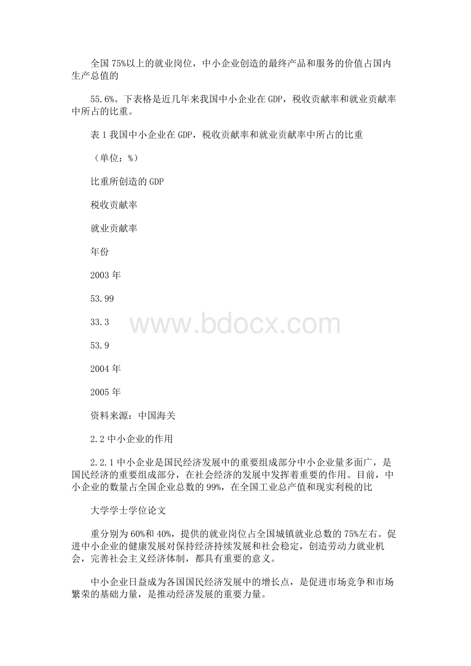 中小企业发展中存在的问题与对策分析Word文档格式.docx_第2页