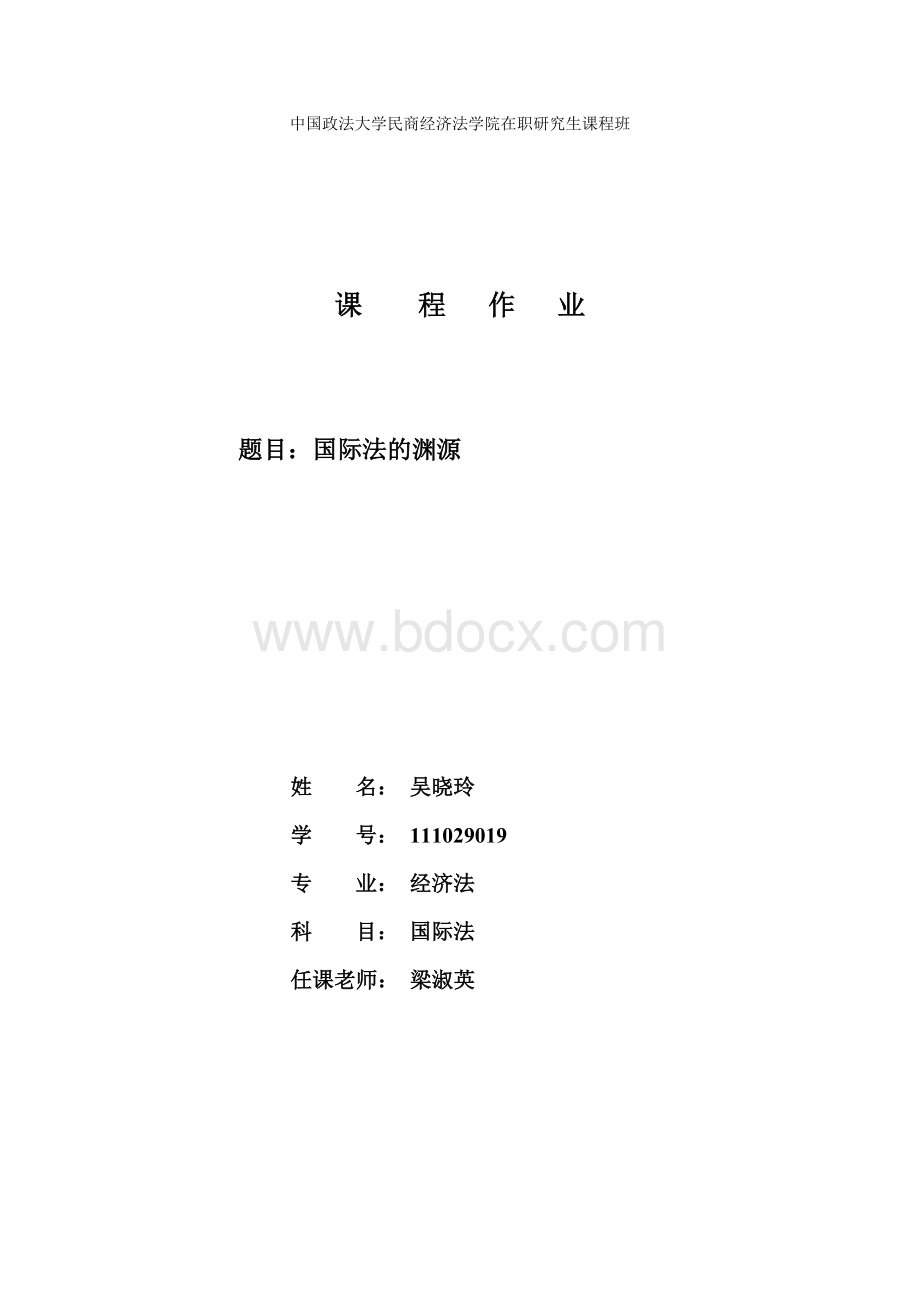 国际法—国际法的渊源.doc