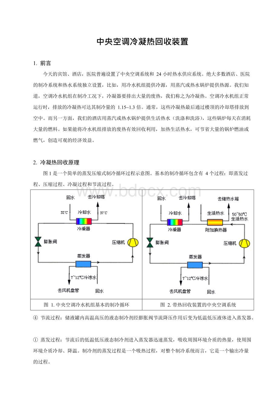 中央空调冷凝热回收装置汇编.docx