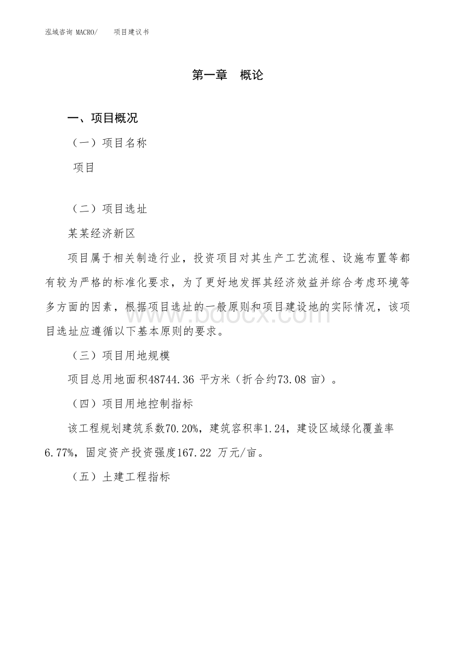 _项目建议书文档格式.docx