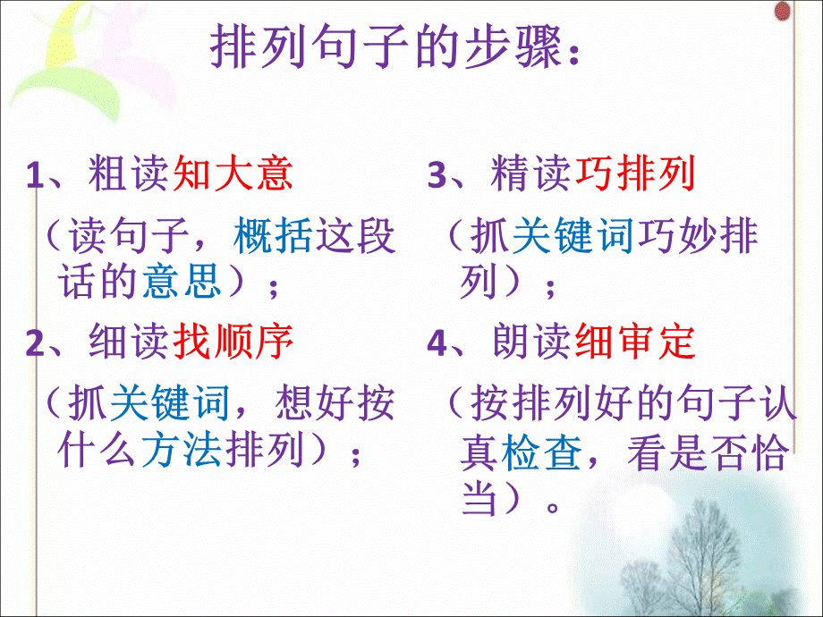 三年级复习：排列句子.ppt_第2页