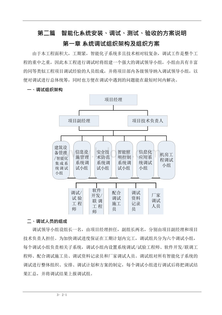 第二篇 智能化系统安装、调试、测试、验收方案说明.docx_第1页