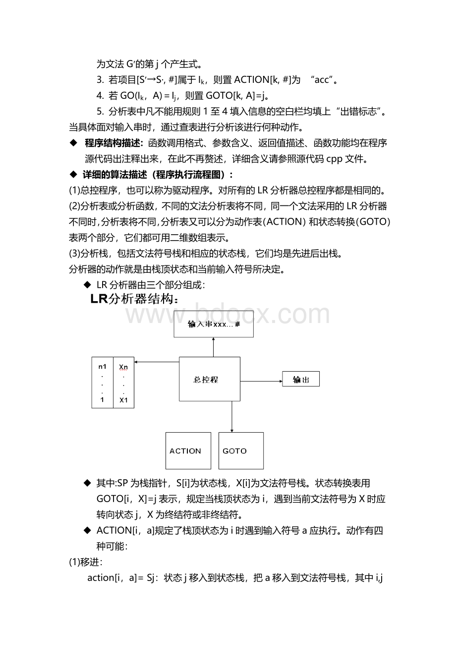 LR(1)实验报告(附代码).doc_第3页