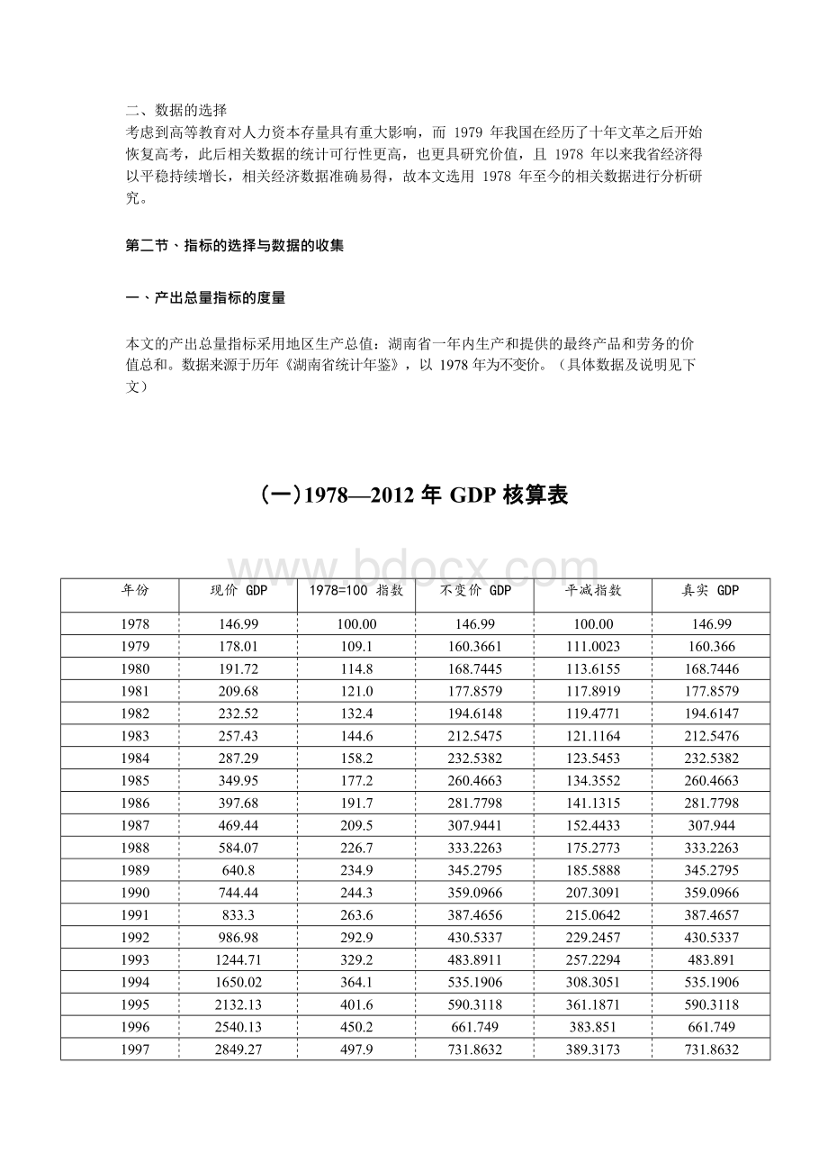 湖南省人力资本与经济增长的实证研究（最终修订版）Word格式文档下载.docx_第3页