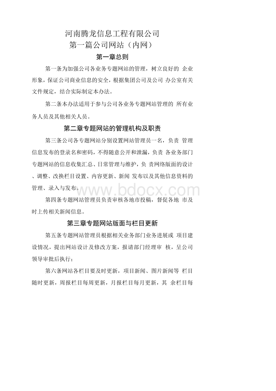 企业网站管理办法1.docx_第1页