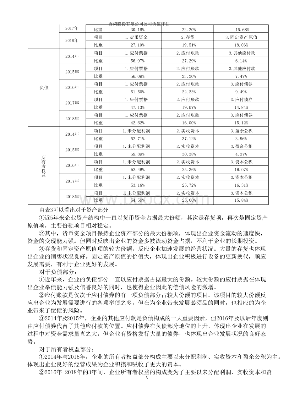 上市公司财务分析——以香梨股份为例.docx_第3页