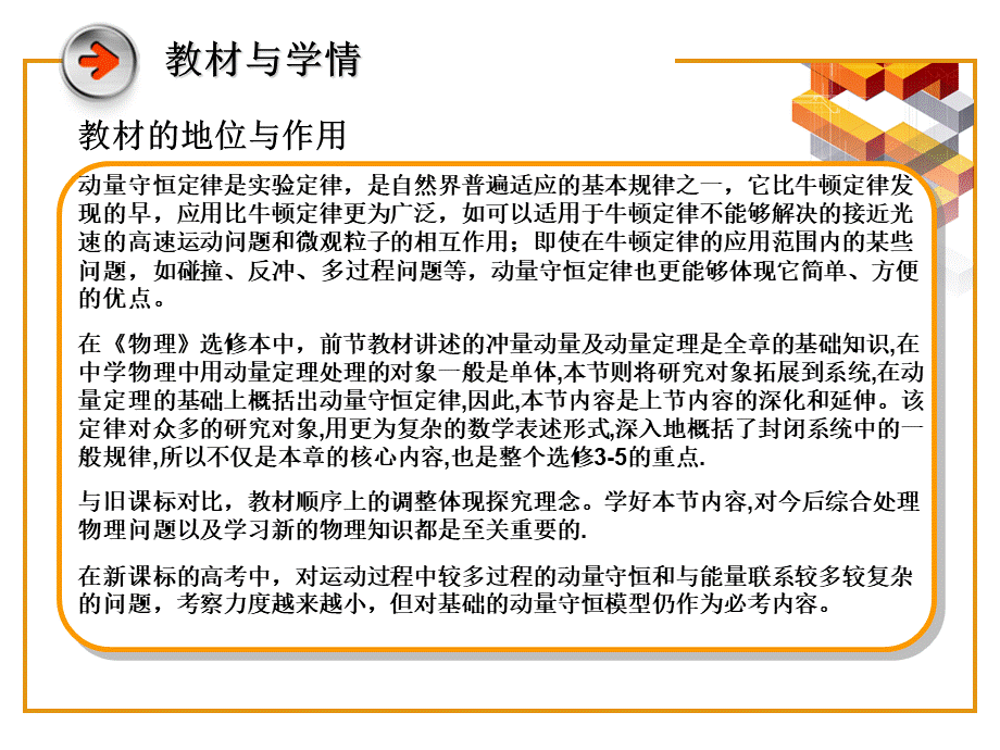 动量守恒定律说课课件(精品)PPT格式课件下载.ppt_第3页