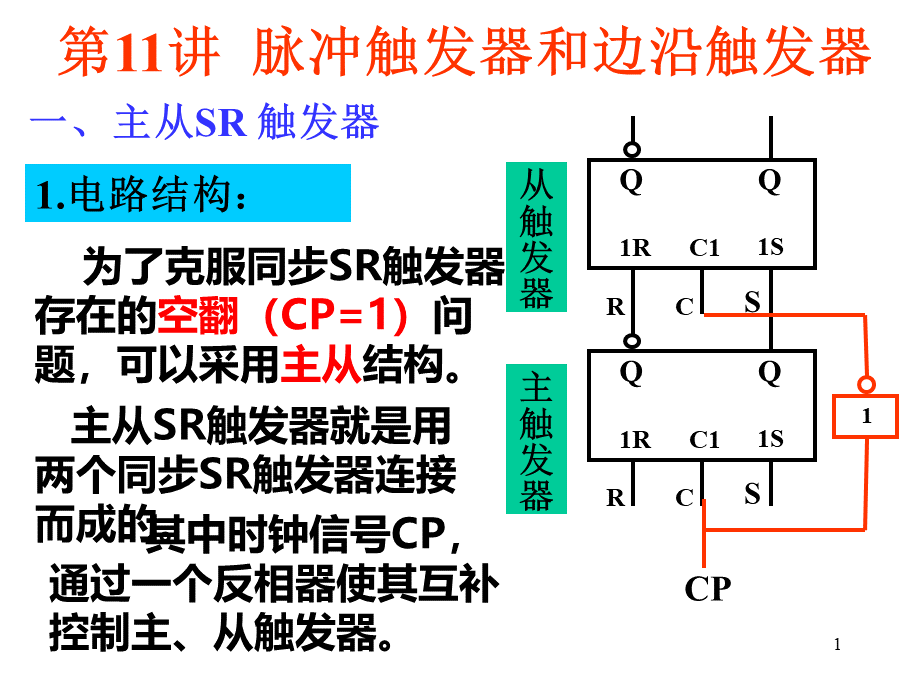 脉冲触发器和边沿触发器.ppt