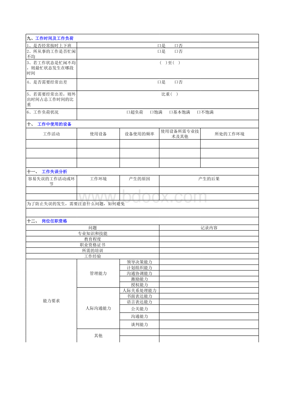 工作分析访谈之2.xls_第2页