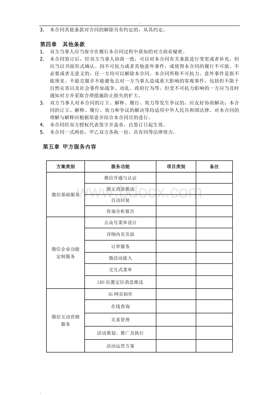 微信公众号代运营协议书文档格式.doc_第2页