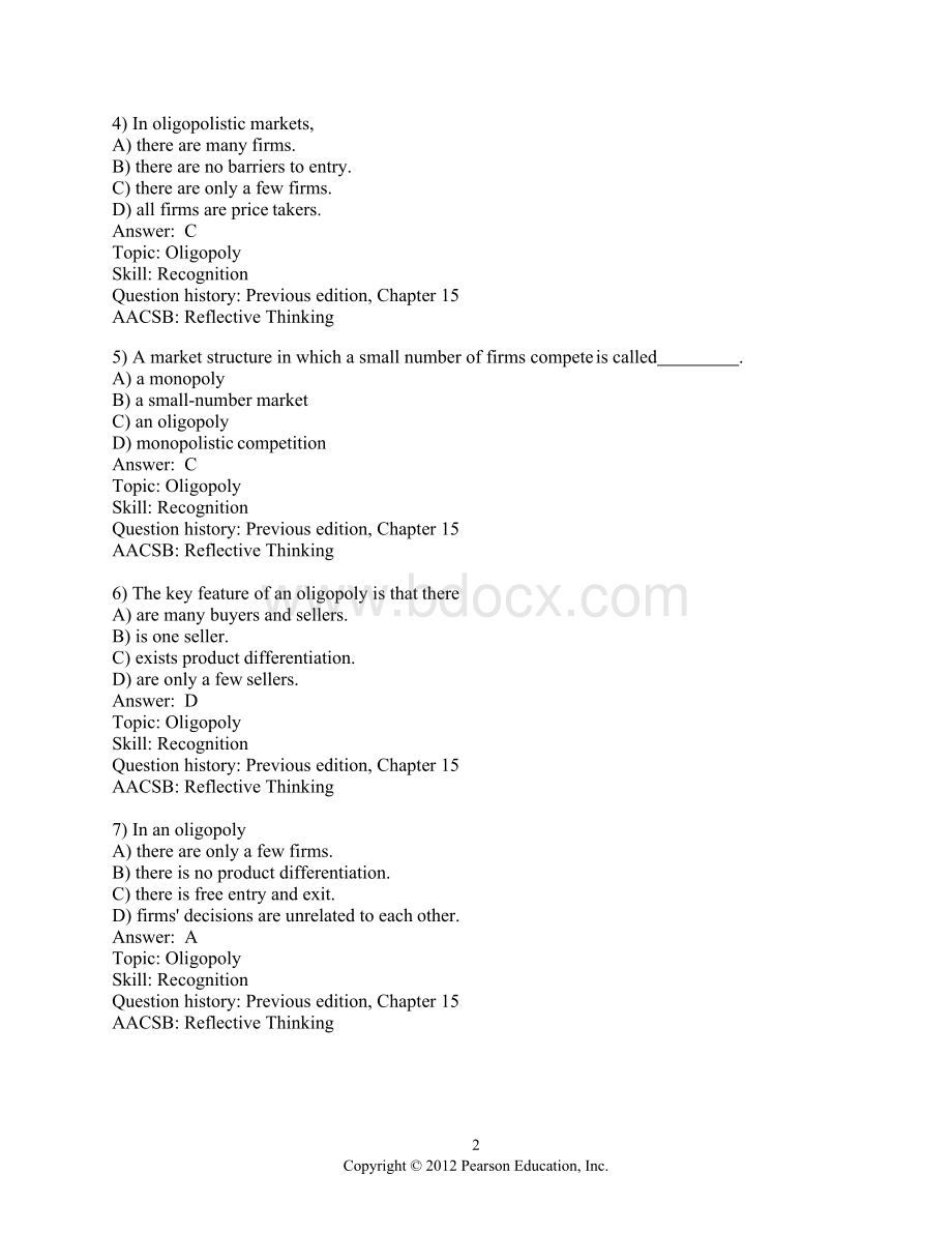 《江西财经大学微观经济学试题库》chapter 15文档格式.docx_第2页