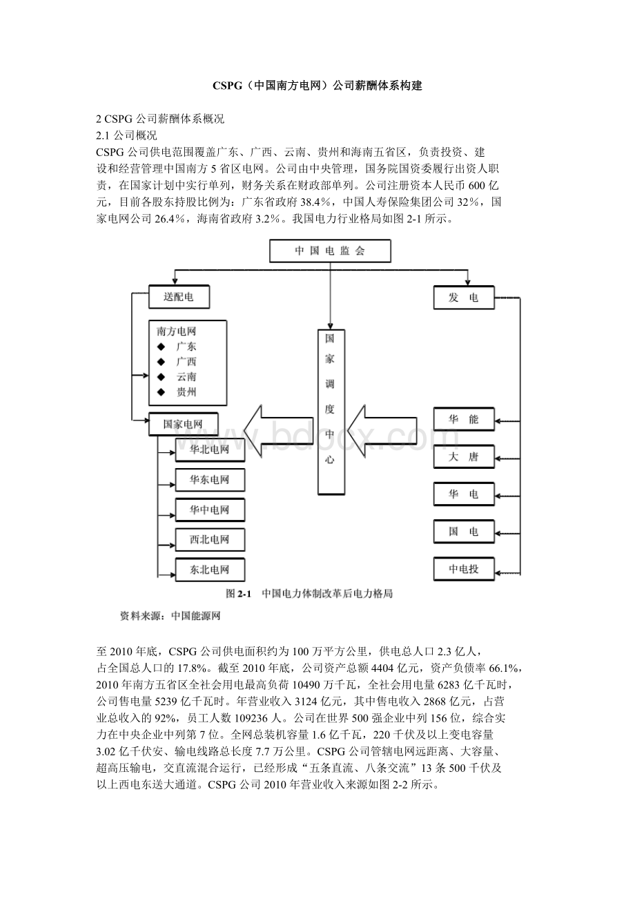 CSPG中国南方电网公司薪酬体系构建.doc_第1页