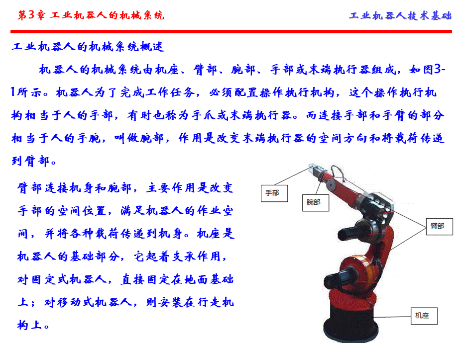 工业机器人技术基础第3章 工业机器人的机械系统PPT格式课件下载.ppt_第3页