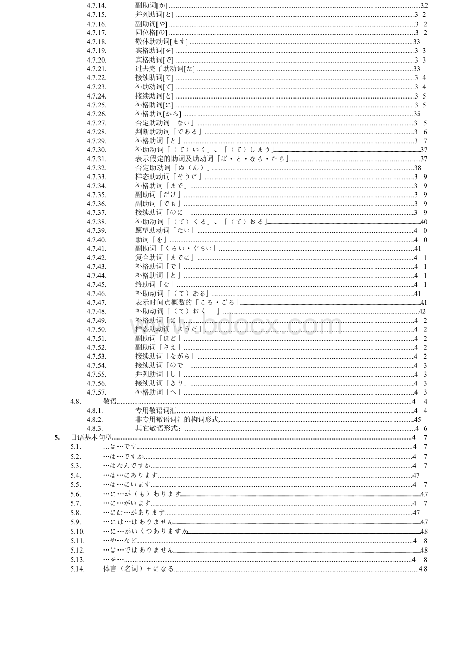 标准日本语初级知识点総括.docx_第3页