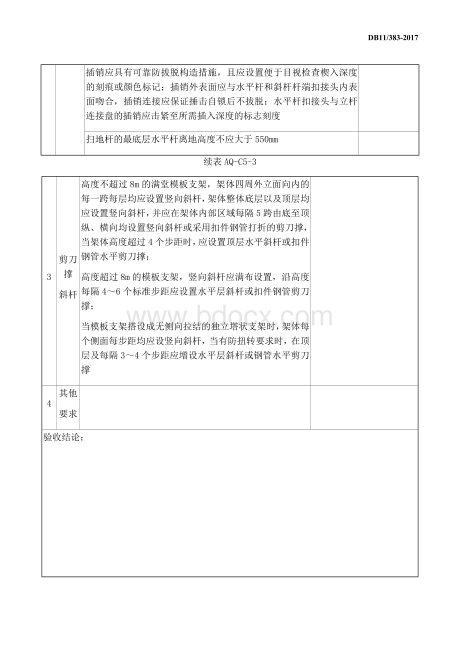 承插型盘扣式钢管模板支撑体系验收表.docx_第2页