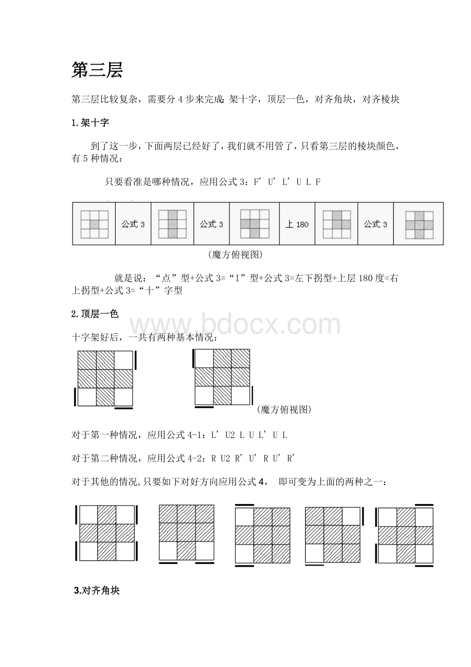 三阶魔方层先法公式.doc_第3页