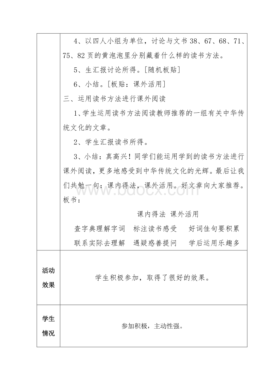 阅读社团社团活动记录 Word文档格式.doc_第3页