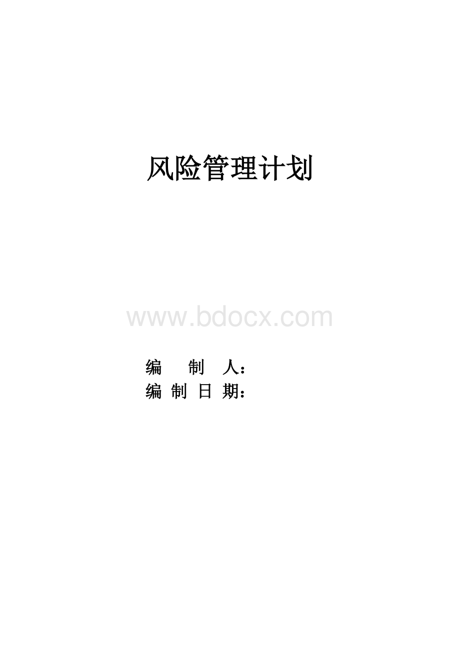 风险管理风险管理报告Word文档格式.doc_第2页