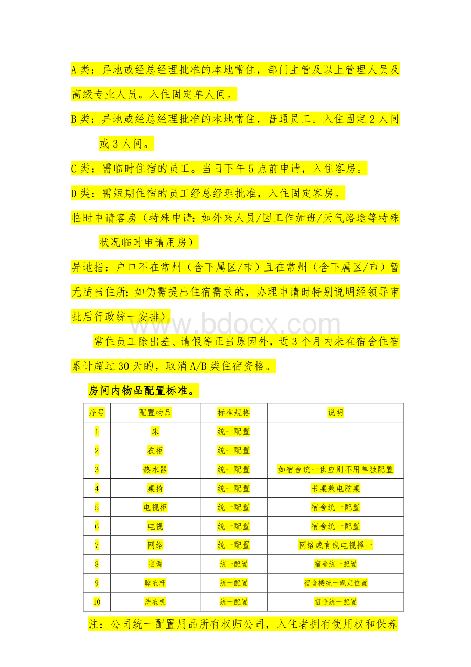 公司宿舍管理办法.doc_第2页