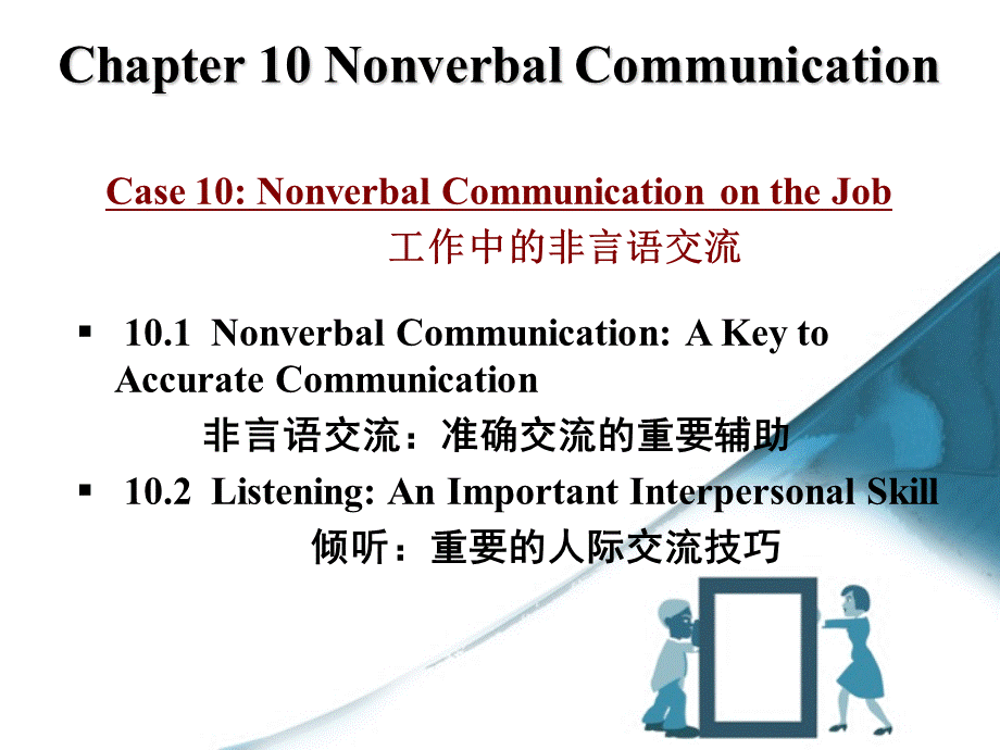 商务交际英语Chapter10-Nonverba.ppt_第2页