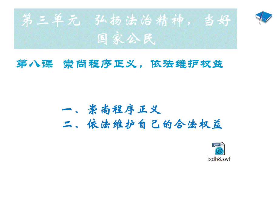 第八课崇尚程序正义依法维护权益.ppt_第2页