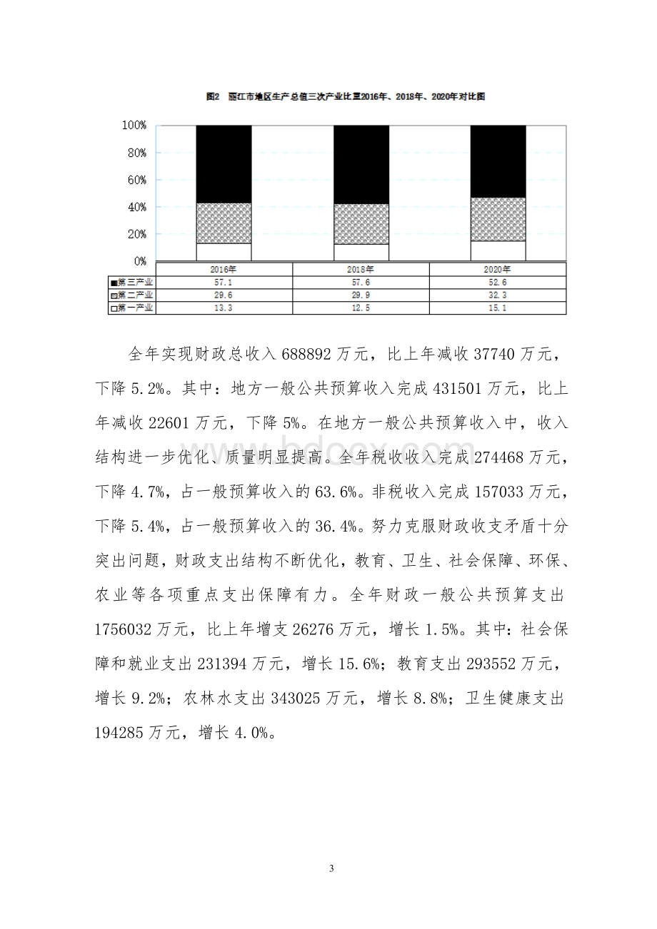 丽江市国民经济和社会发展统计公报Word文档格式.doc_第3页