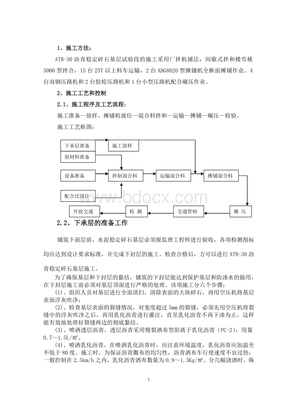 沥青稳定碎石施工方案.doc