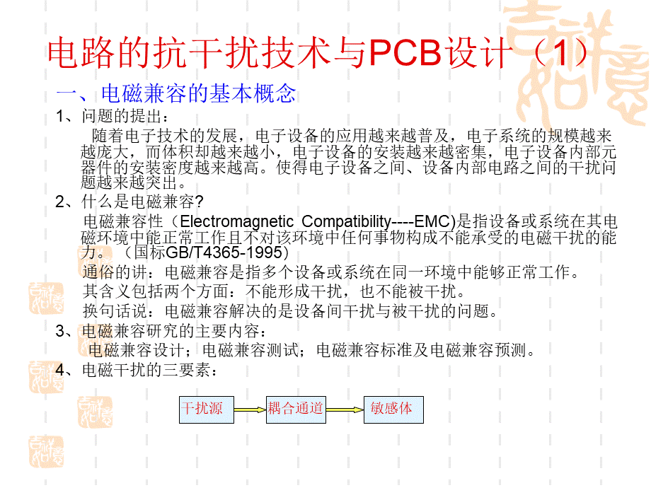 抗干扰技术与PCB设计优质PPT.ppt