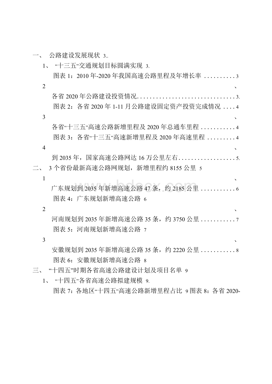 十四五高速公路建设市场报告Word格式.docx_第2页