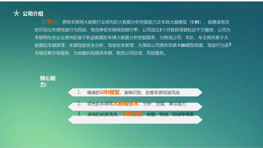 车联网大数据在UBI保险及金融领域的核心价值PPT格式课件下载.pptx_第2页