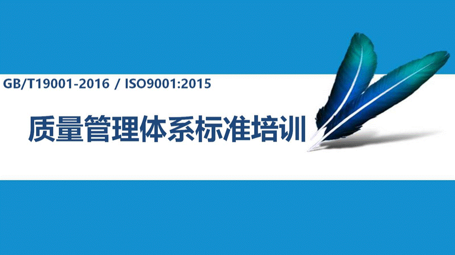 GB-T19001-2016／ISO9001：2015质量管理体系标准培训PPT格式课件下载.ppt_第1页