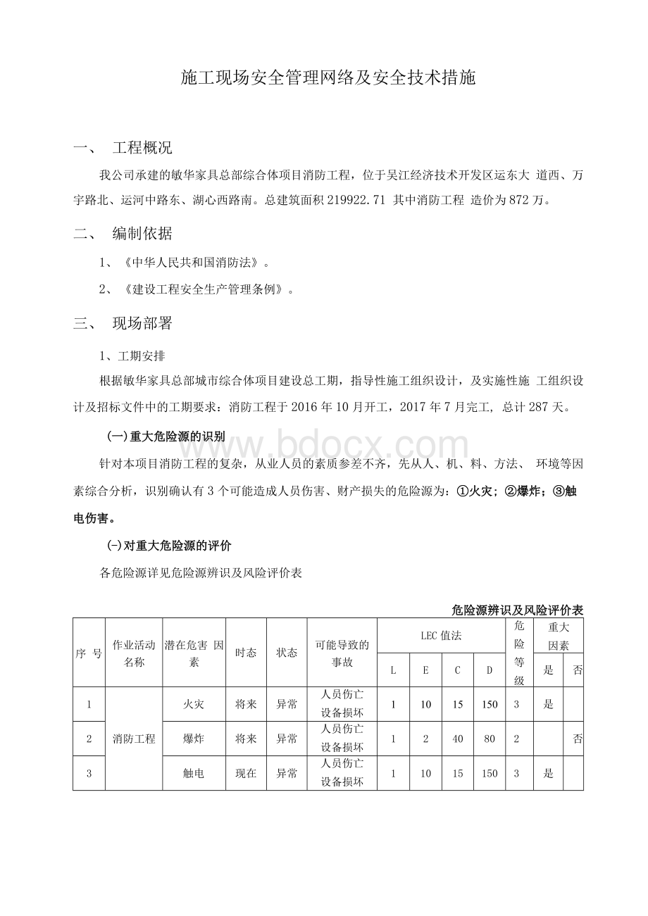 消防工程安全专项方案.docx