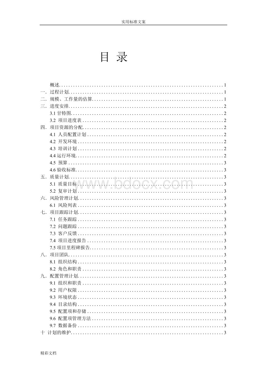 软件的开发计划清单(实例).docx_第2页