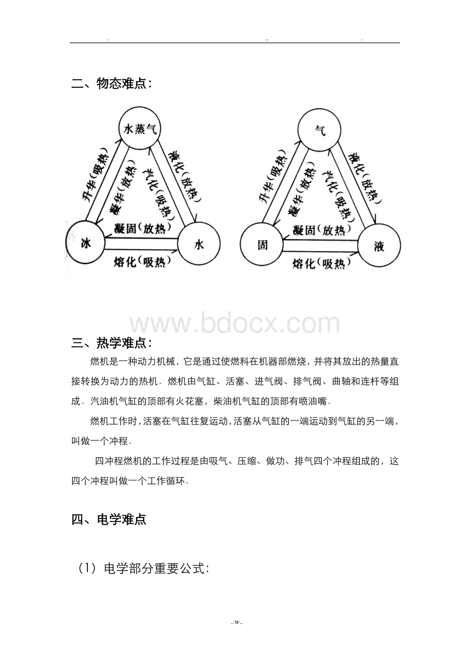 初中物理中考重难点归纳(十分有用).doc_第2页