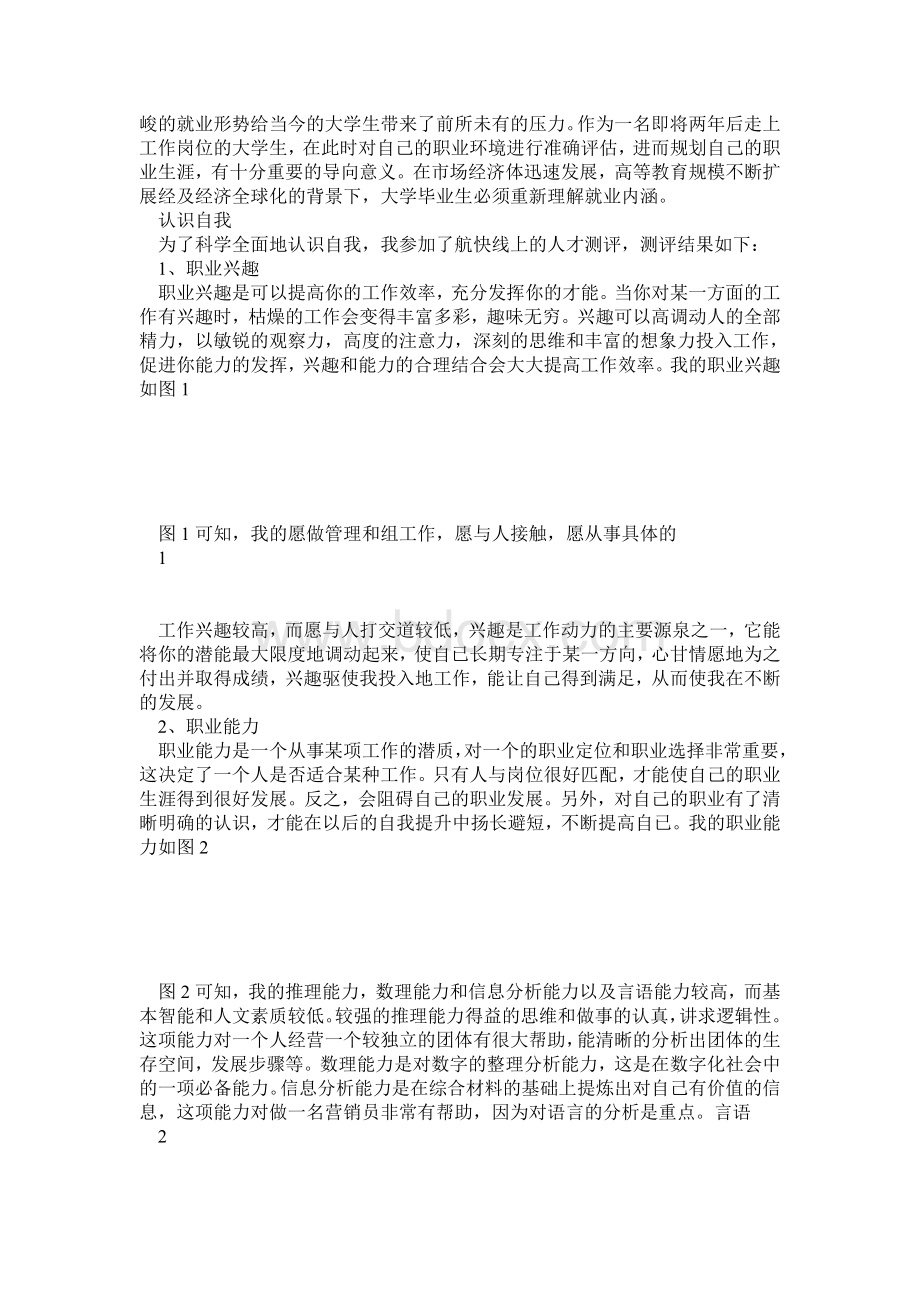 大学生职业生涯规划书珠宝.doc_第2页