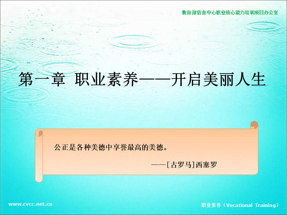 《职业素养教程》教学课件PPT文件格式下载.ppt_第2页