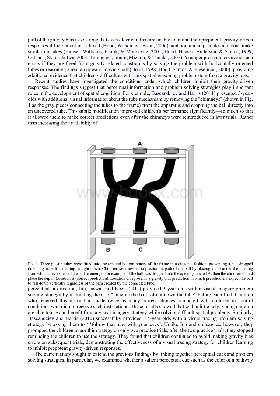 Colorful successPreschoolers’ use of perceptual color cues to solve a spatial reasoning problemWord文档格式.docx_第2页