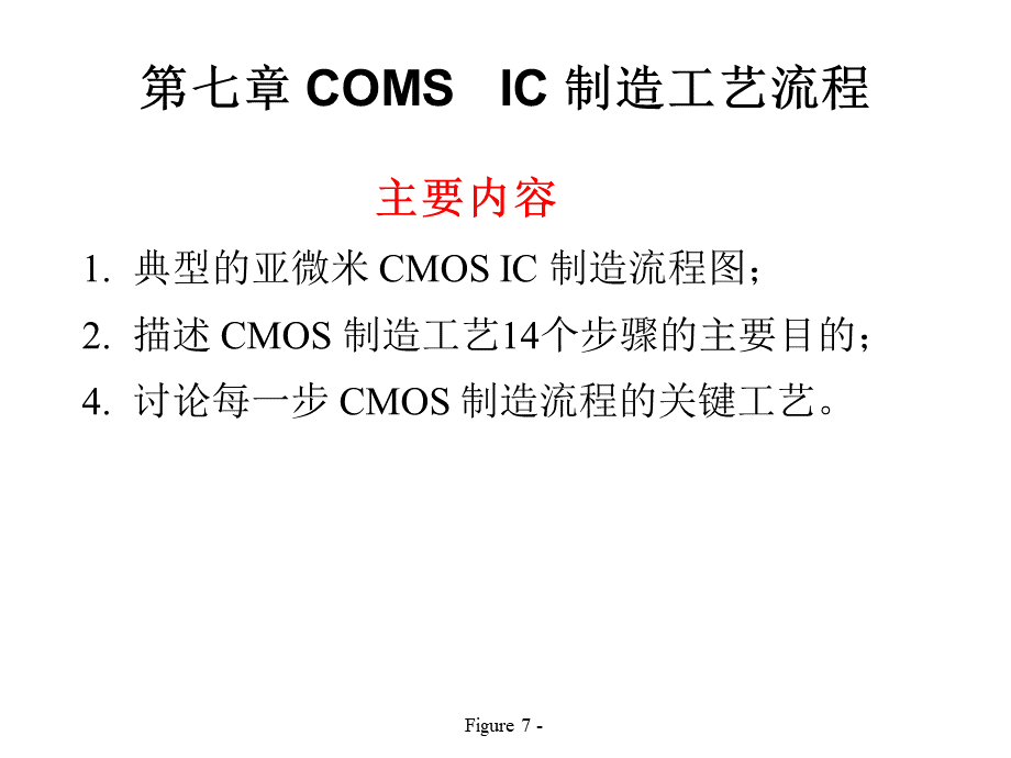 工艺流程_comsic制造工艺流程.ppt